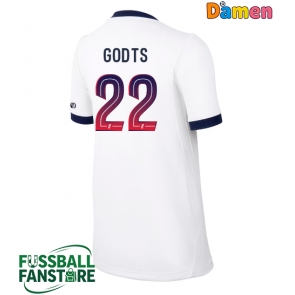 Paris Saint-Germain Mika Godts #22 Replik Auswärtstrikot Damen 2026-27 Kurzarm